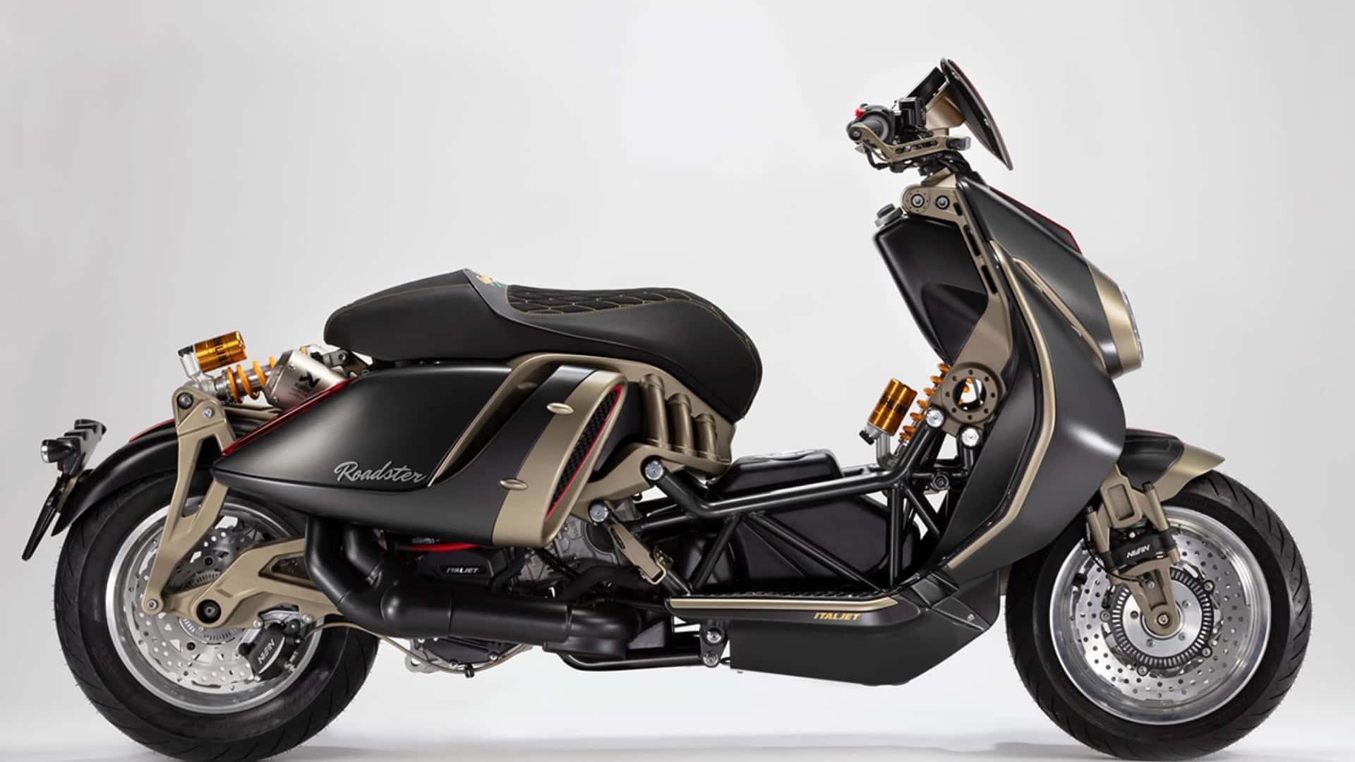 El nuevo Italjet Roadster 400 es un scooter de lo más original