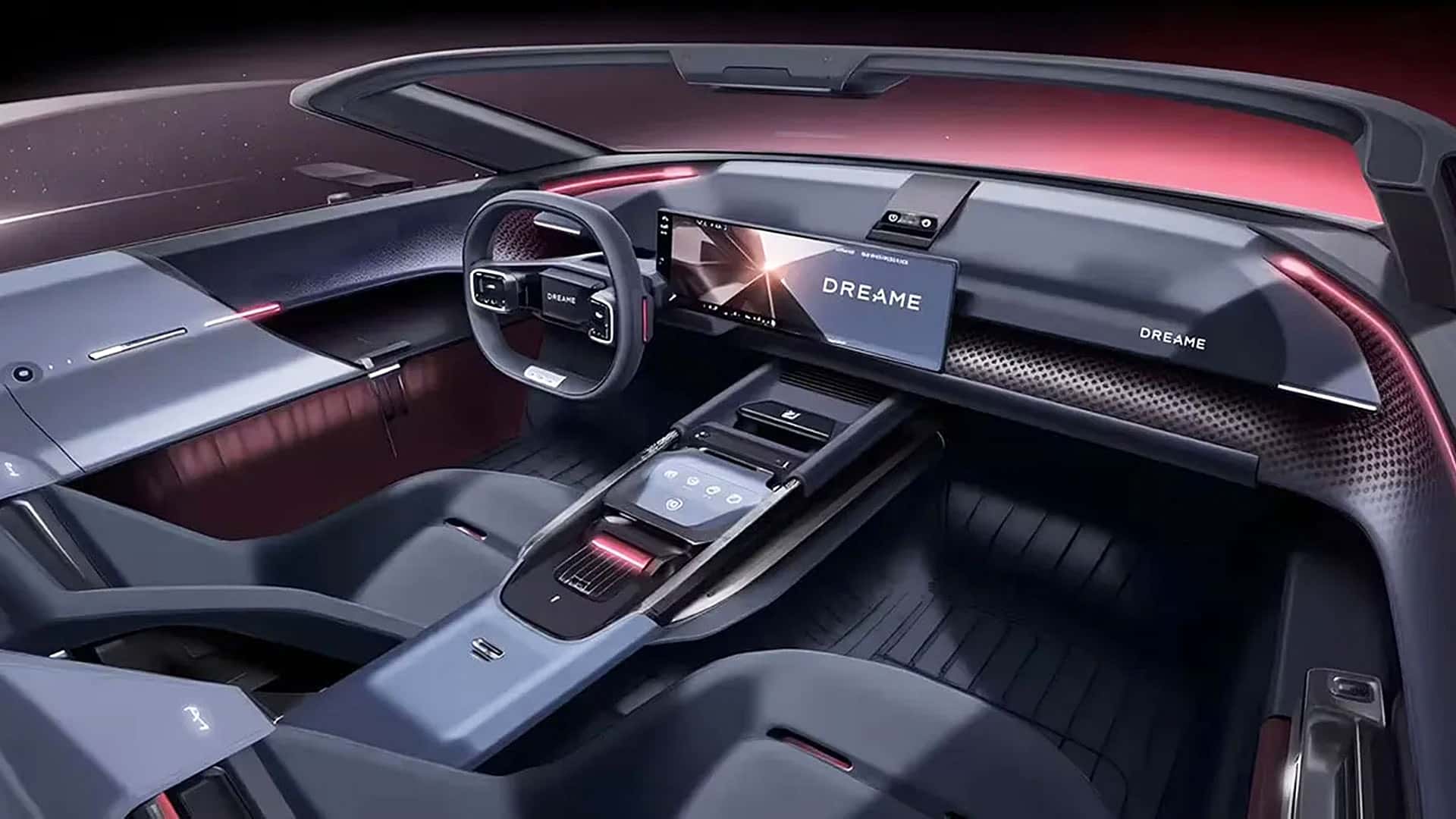 Dreame Auto EV, recreación oficial