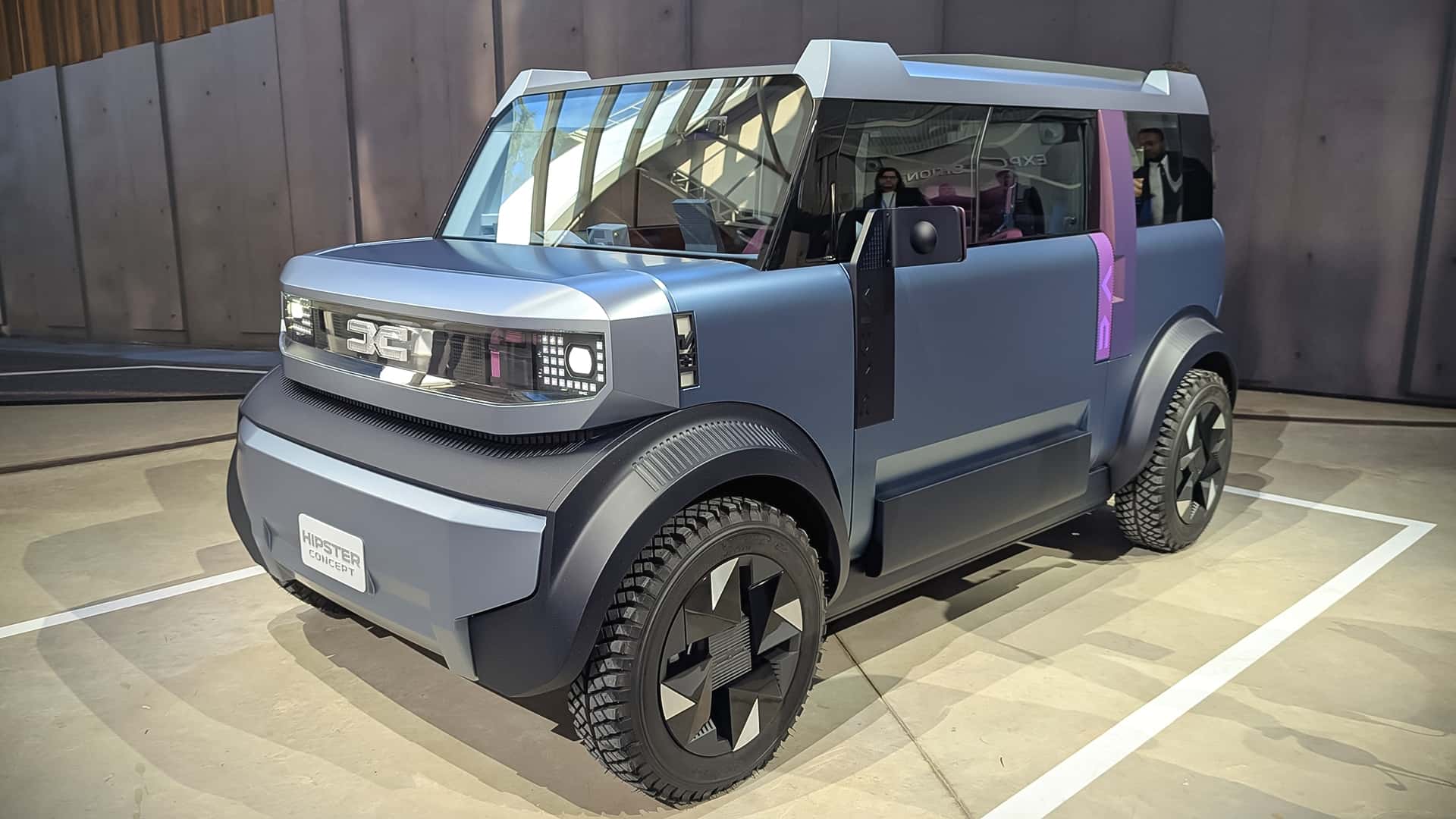 <p>Dacia Hipster, un concept qui anticipe l'idée d'une kei car électrique d'une marque européenne</p>