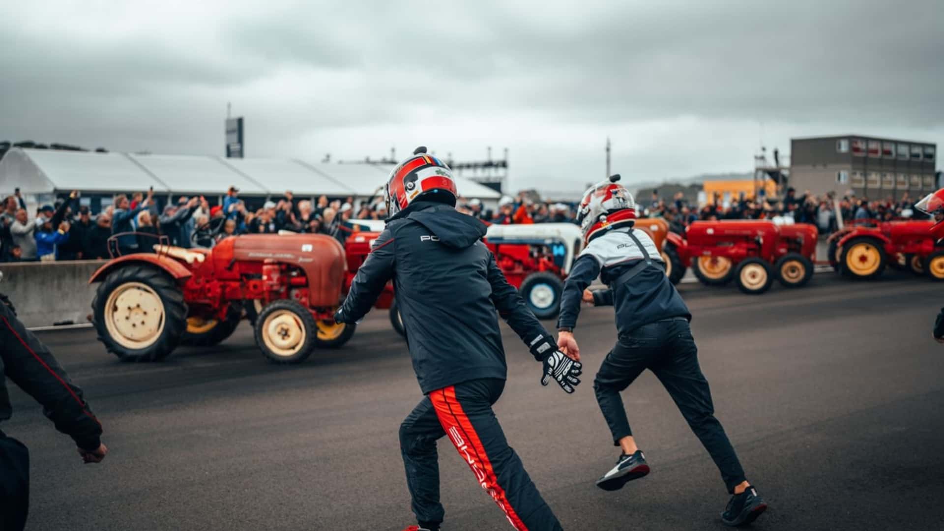 Porsche tractor race at Rennsport Reunion 7