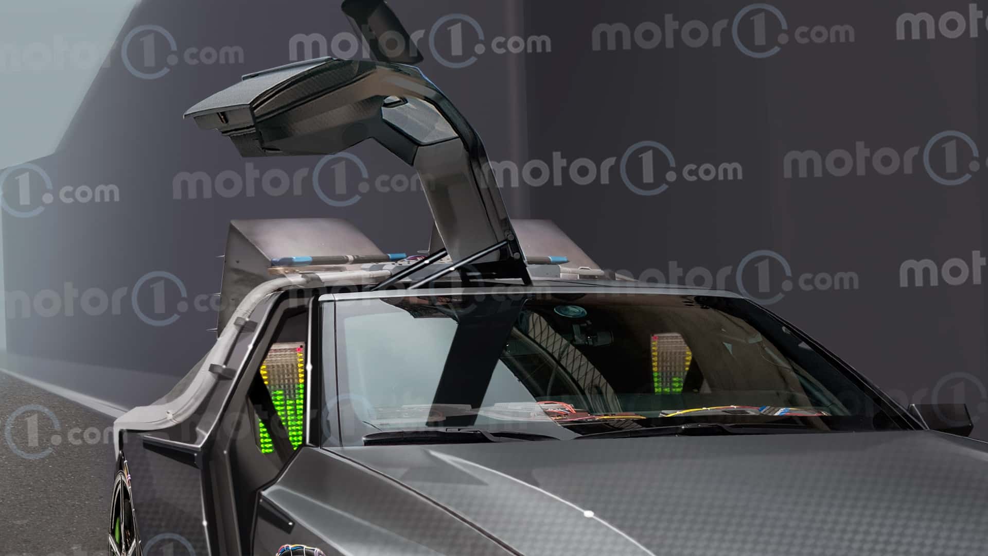 Der DeLorean aus Zurück in die Zukunft 4 (2025), der Motor1.com-Render
