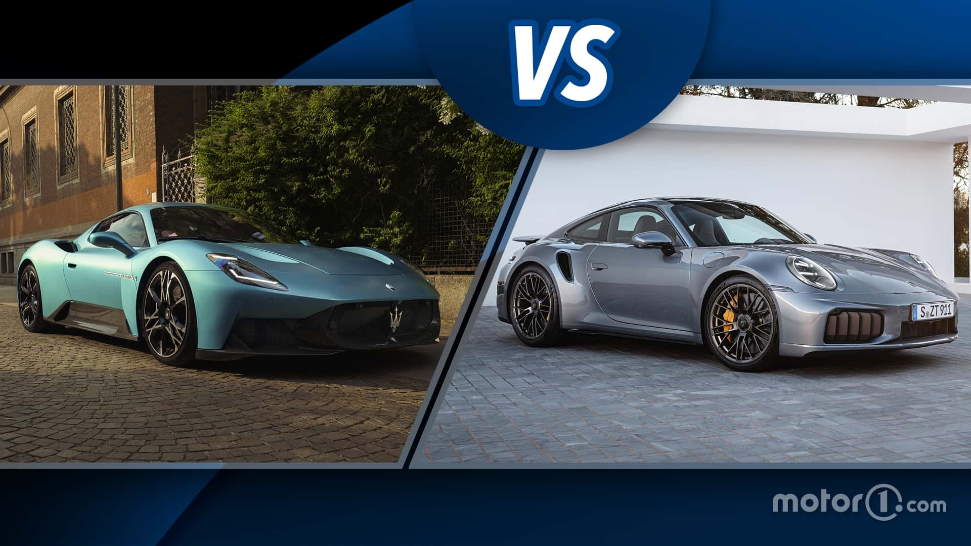 Maserati MCPura vs Porsche 911 Turbo S: Sportwagen-Konzepte im Vergleich
