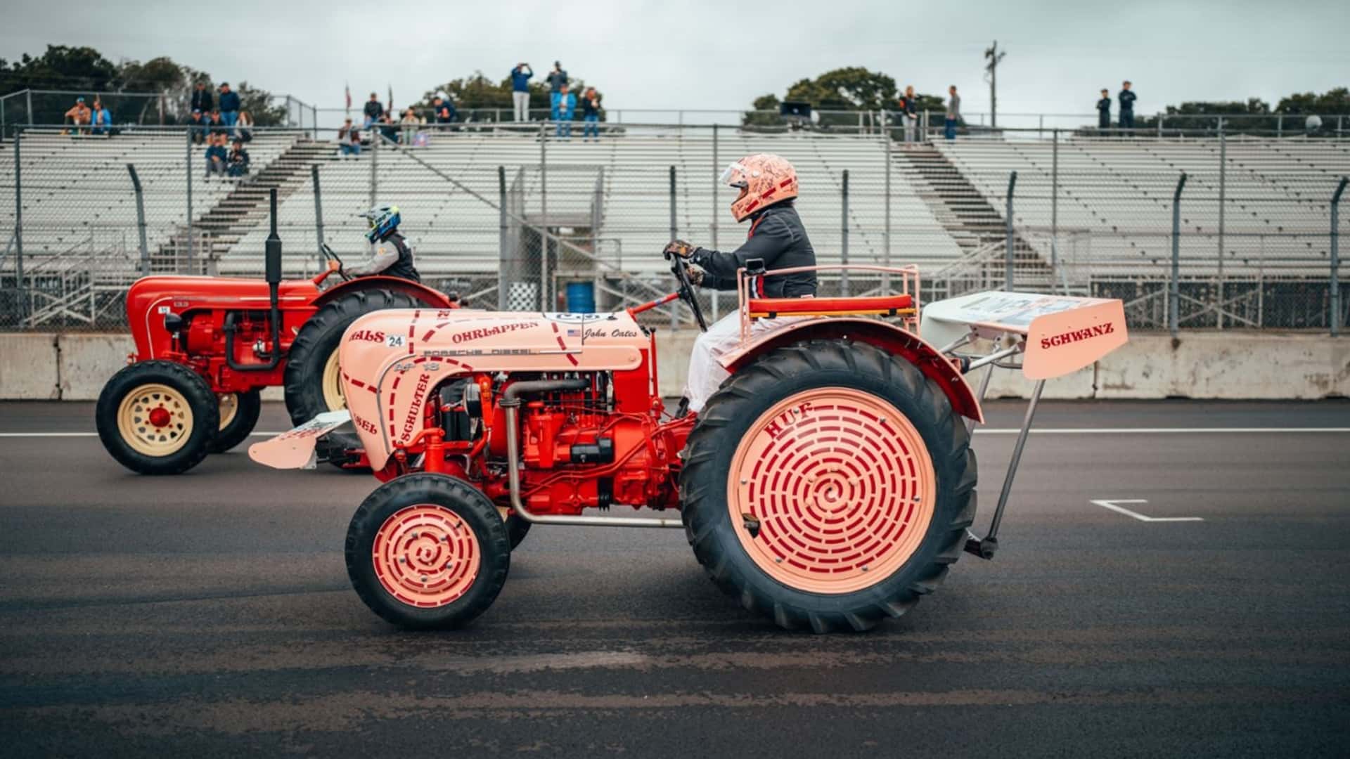 Porsche tractor race at Rennsport Reunion 7
