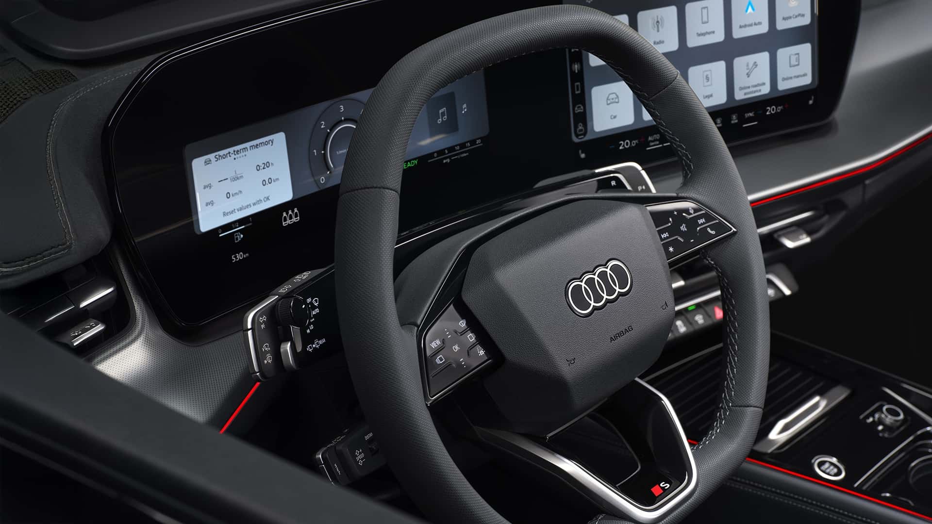 Audi Q3 Sportback, der Innen- und Kofferraum