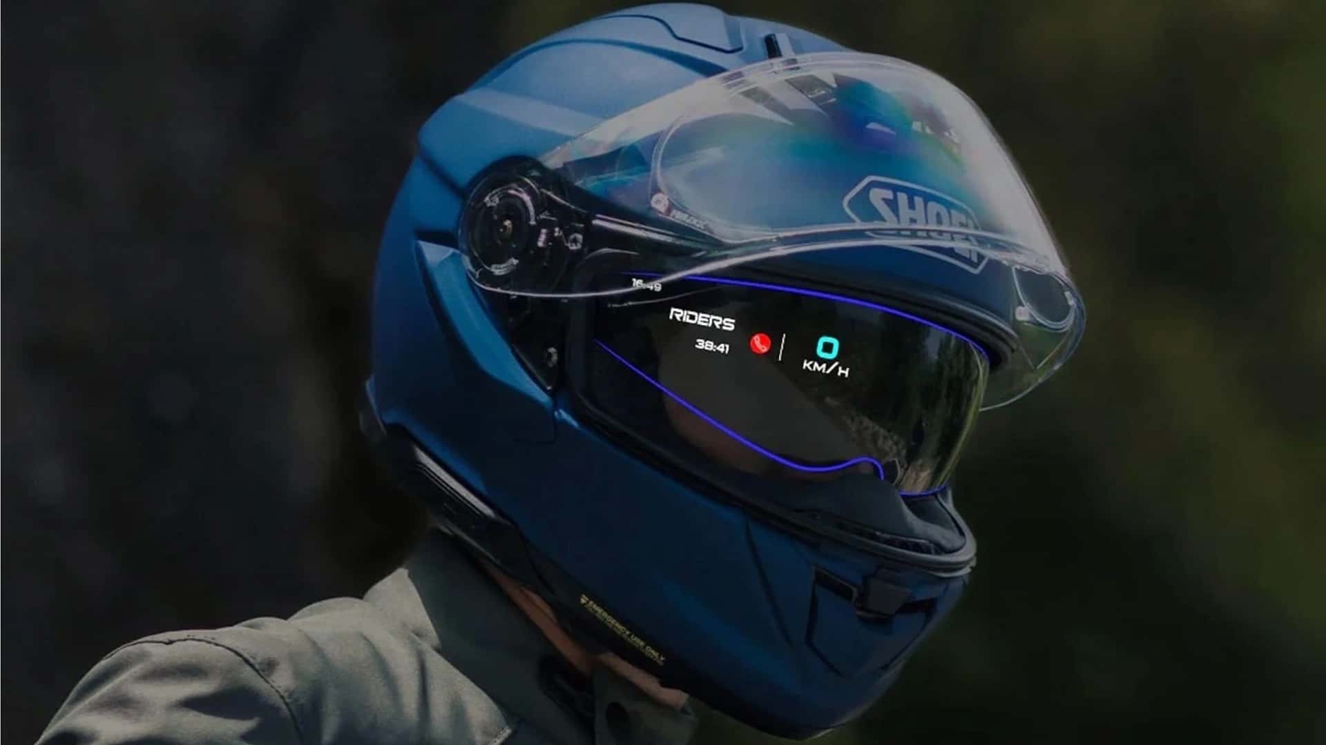 El casco GT-Air 3 de Shoei ofrece realidad aumentada