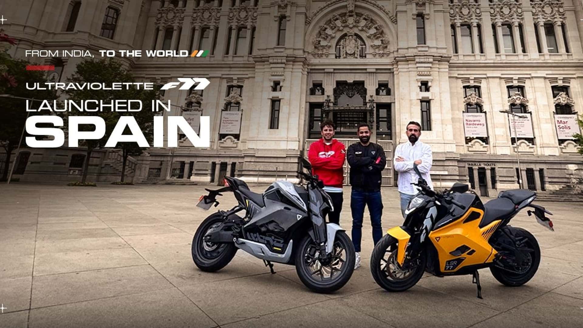 Ultraviolette presenta sus motos deportivas eléctricas en España