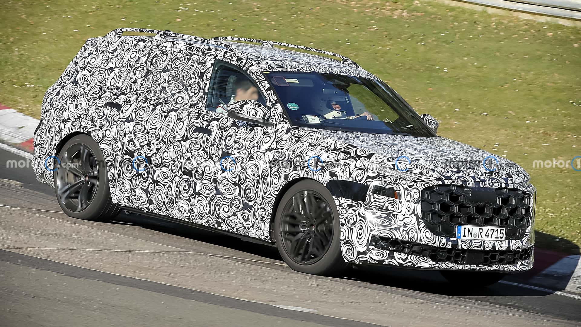 Audi Q9 (2026) Erlkönig auf dem Nürburgring