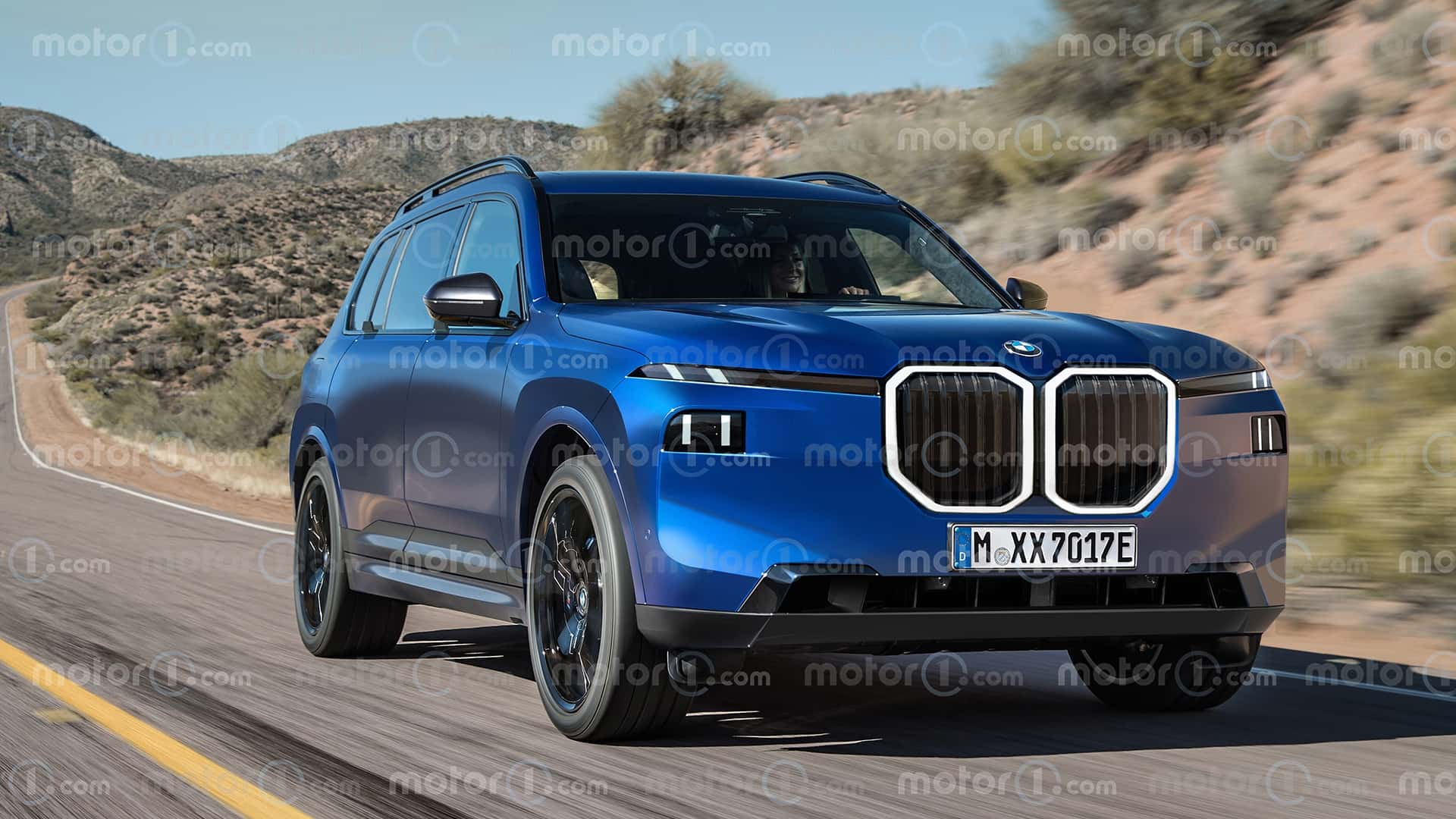 BMW X7 (2026) gerendert von Motor1.com