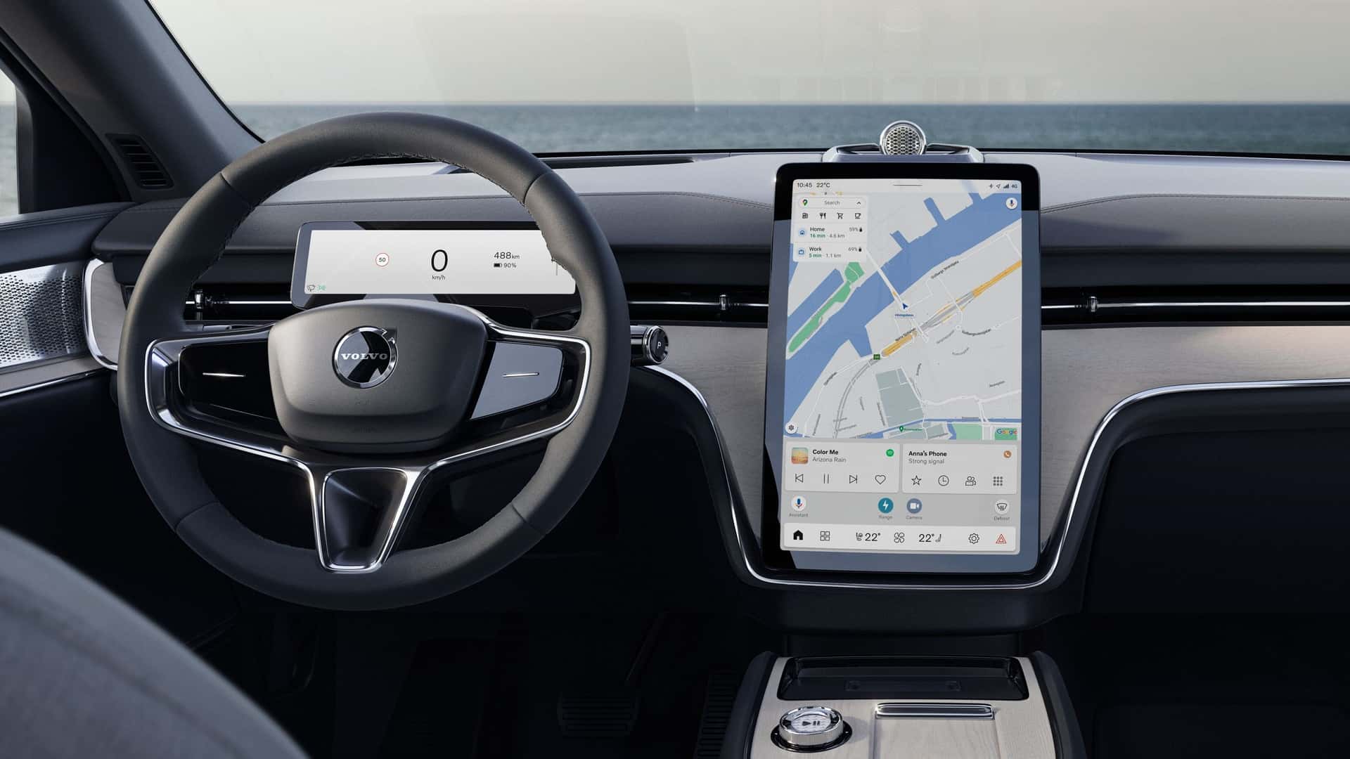 Volvo EX90 dengan Google bawaan