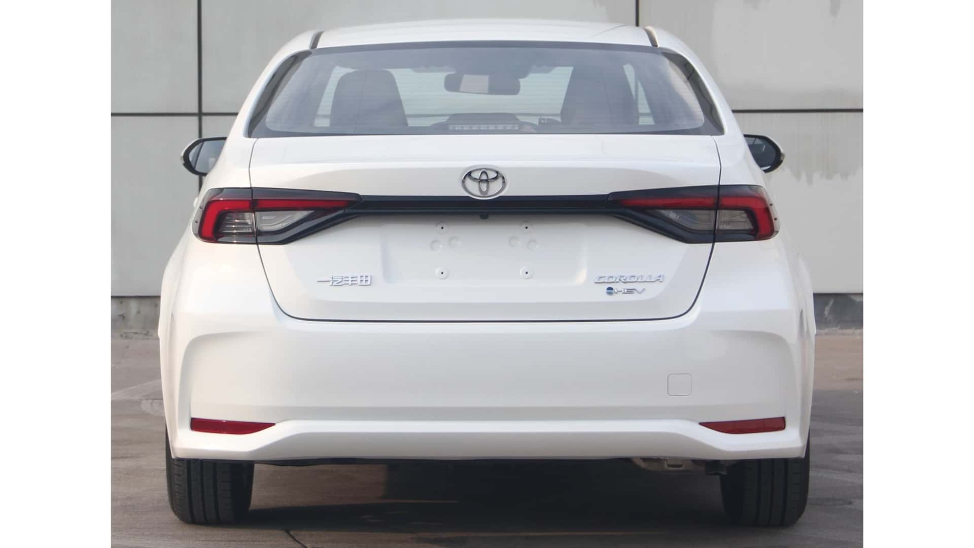 Toyota Corolla MIIT Patent Images China