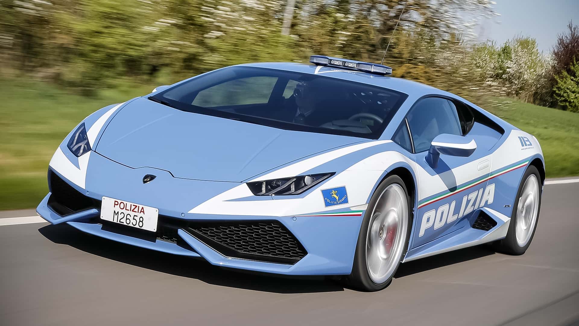 20 years of Lamborghini and the Italian State Police