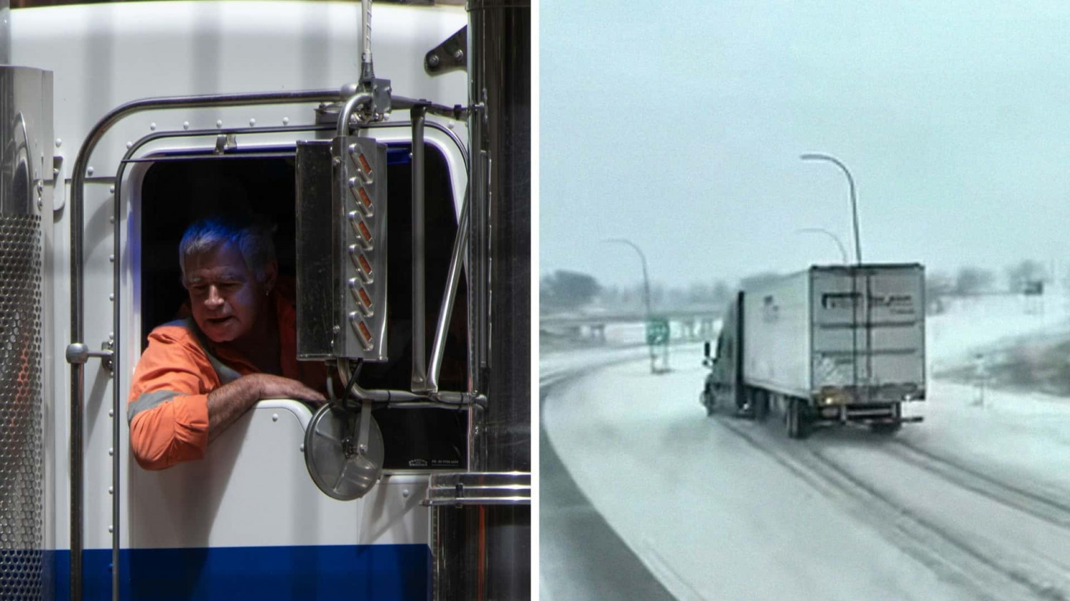 Man Spots 18-Wheeler on Snowy Highway. The Driver’s Next Move Is ‘What Not to Do’ in Winter Conditions