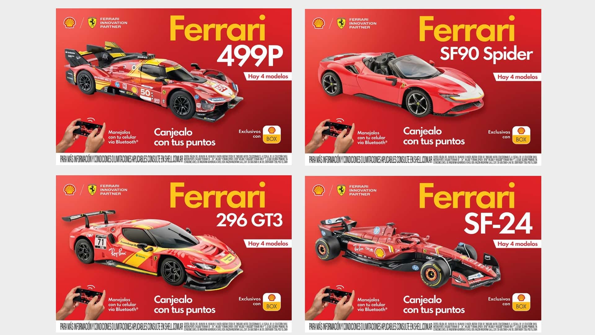 Shell Box - Colección Autitos Ferrari
