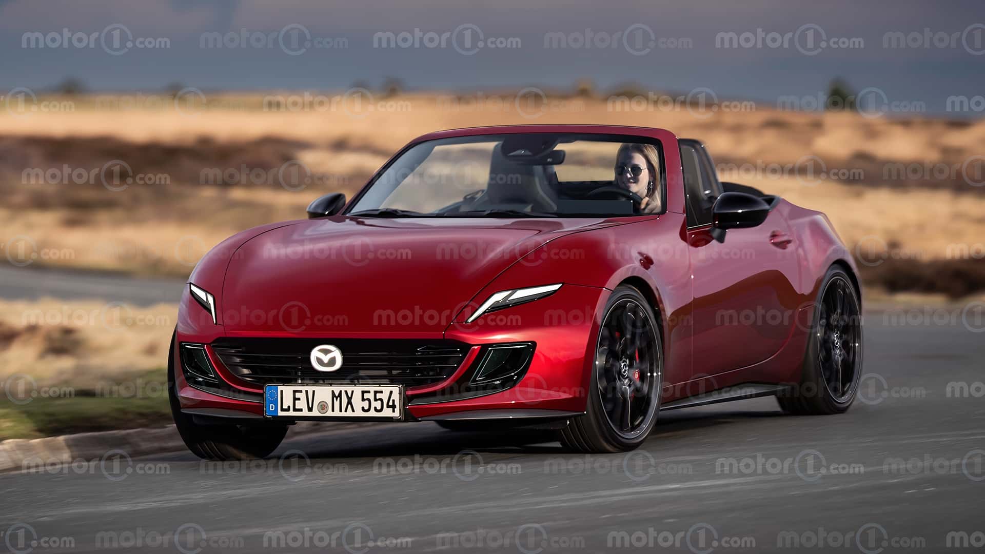 Mazda MX-5 (2026), le rendu de Motor1.com