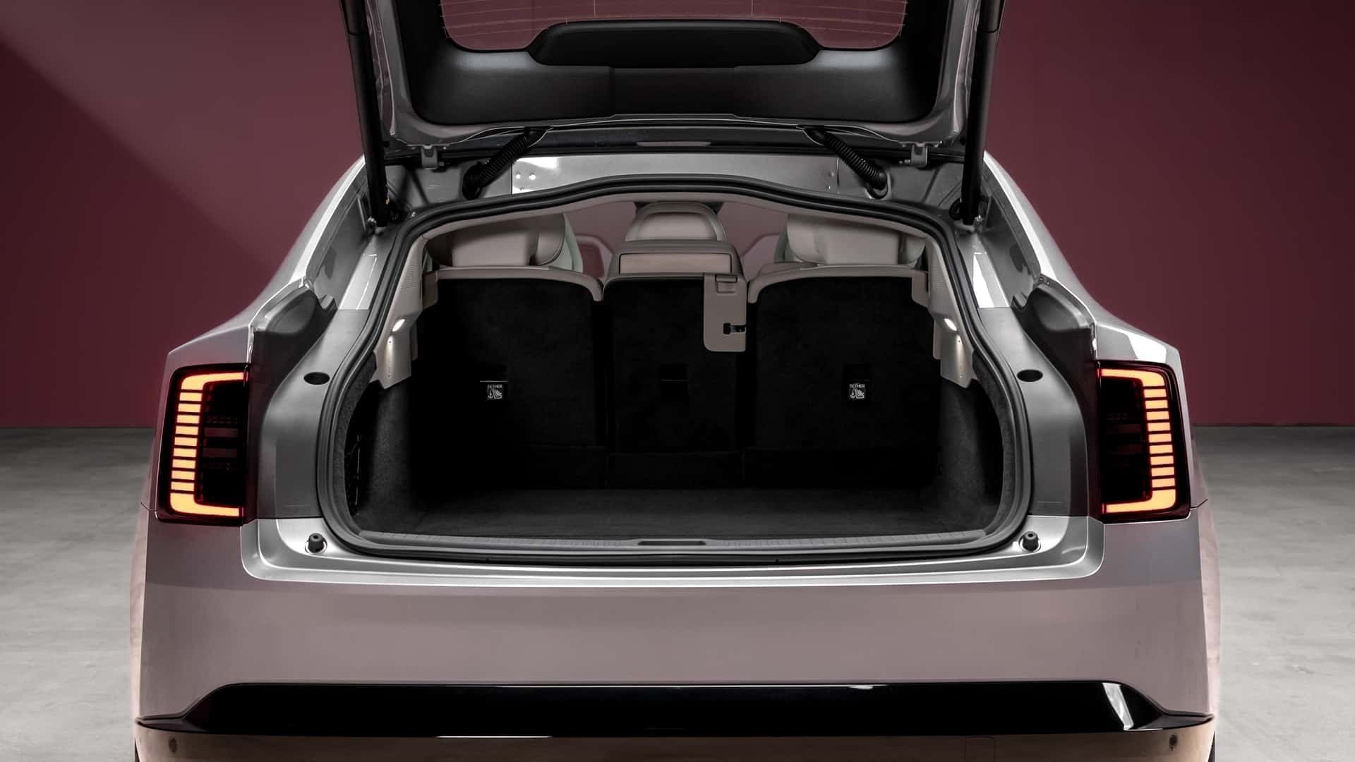 Volvo ES90, intérieur et coffre