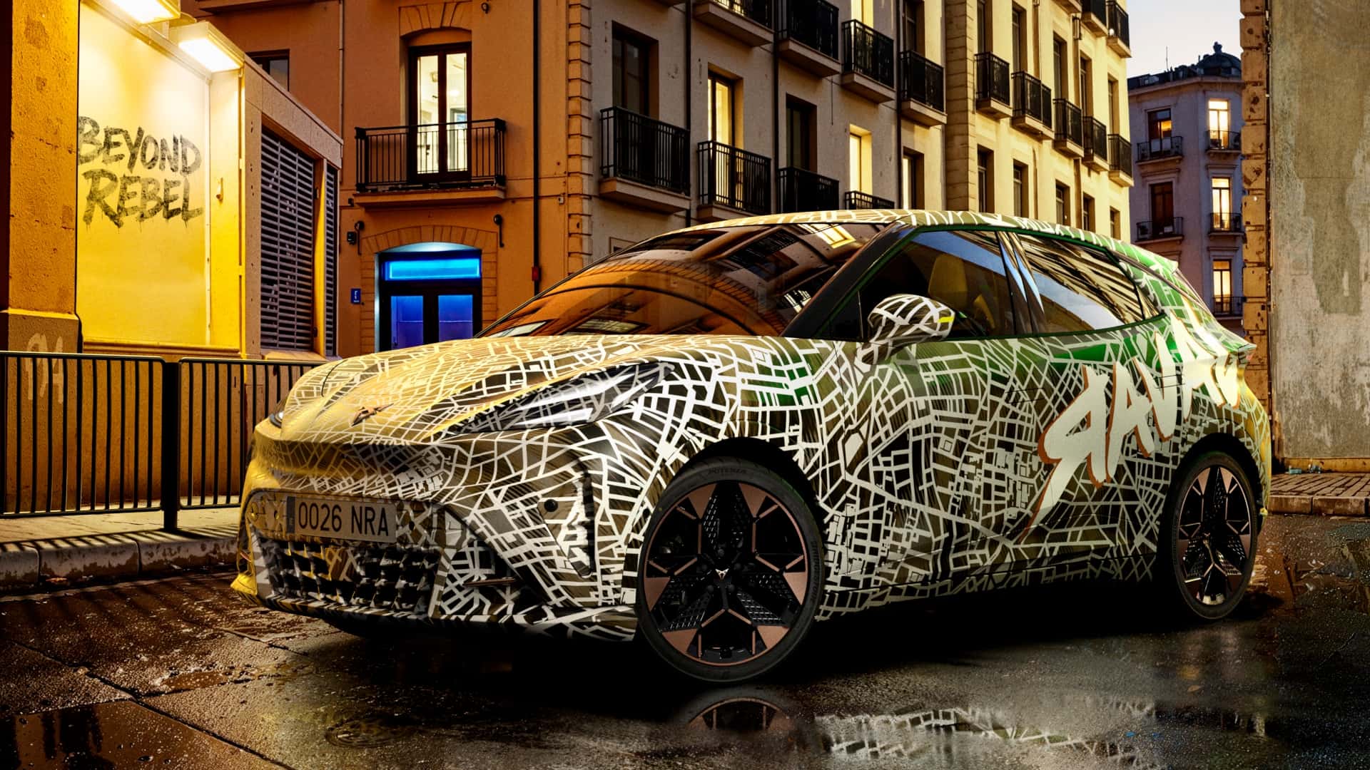 Cupra Raval mit Tarnung