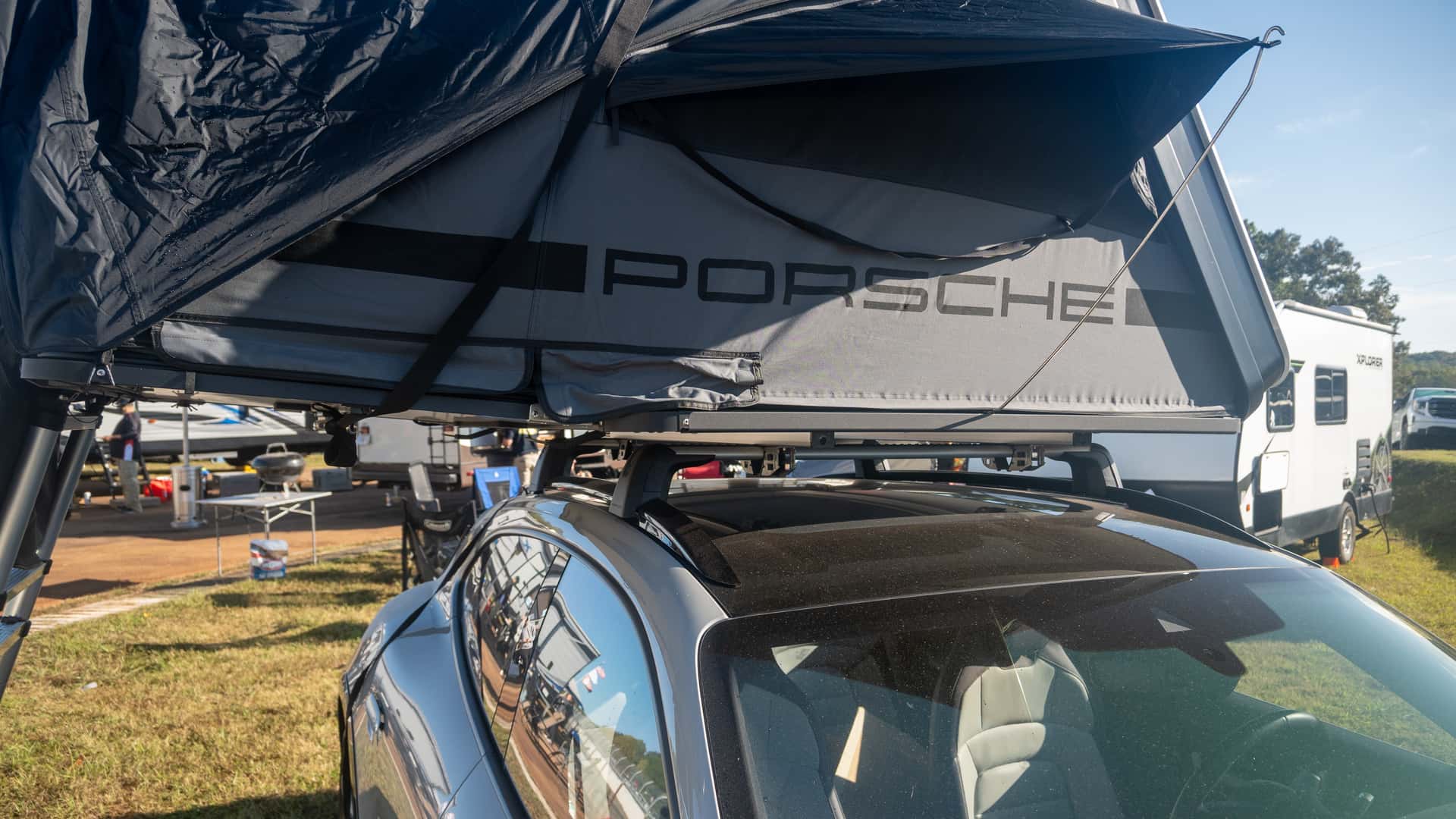 Porsche Taycan Camping