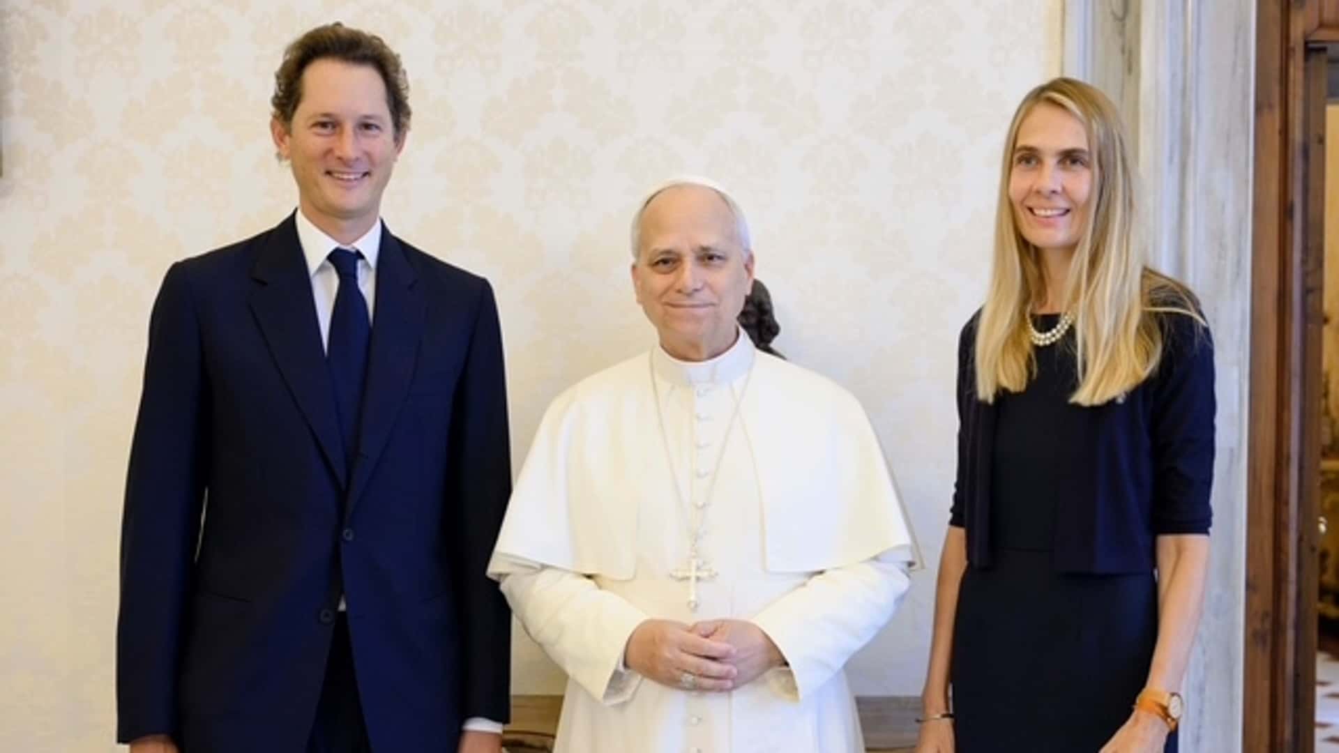 John Elkann rencontre le Pape Léon XIV