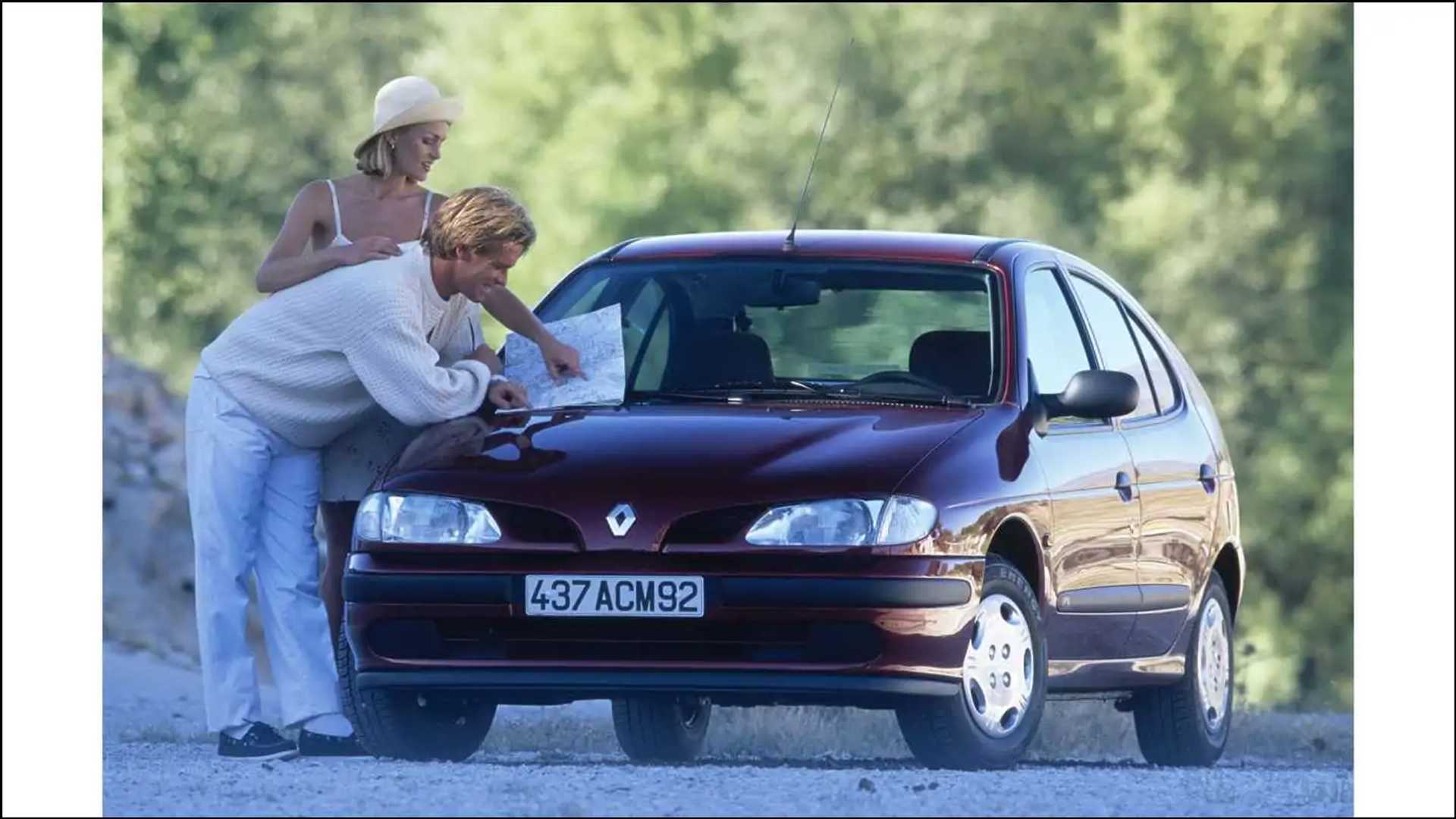25 Jahre Renault Mégane: Die erste Generation startete im Jahr 1995. Hier der Fünftürer.