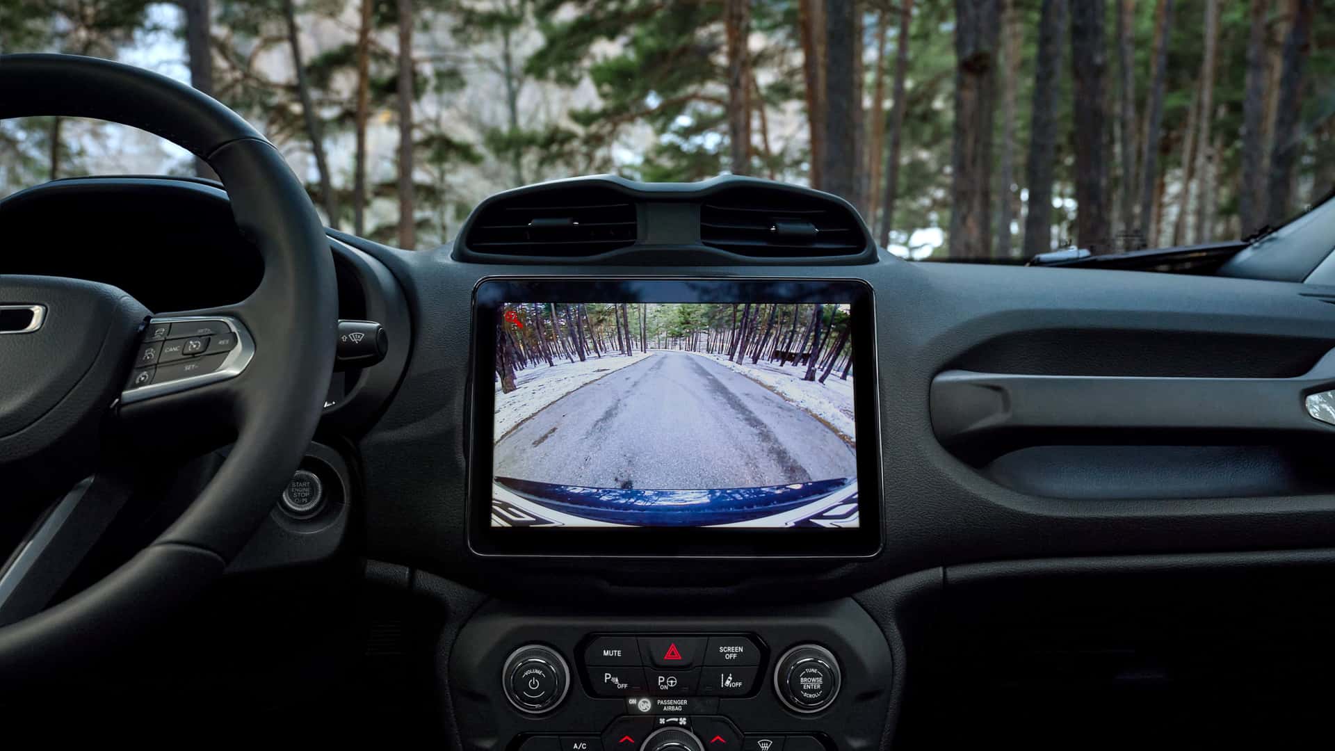 <p>Jeep Renegade, l'intérieur</p>