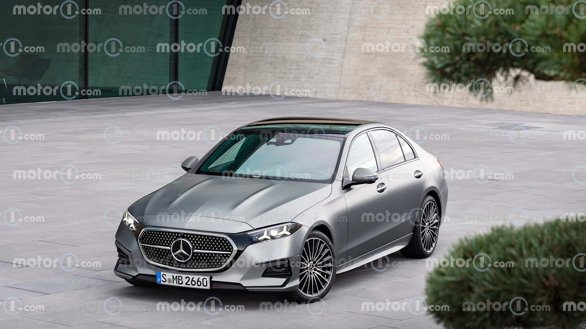Mercedes C-Klasse (2026) gerendert von Motor1.com