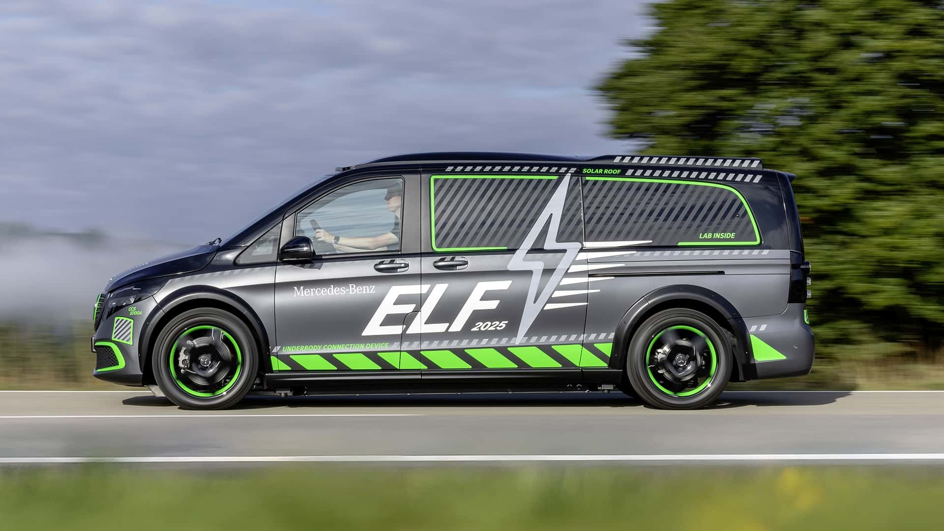 Mercedes- ELF, le véhicule expérimental pour les technologies de recharge