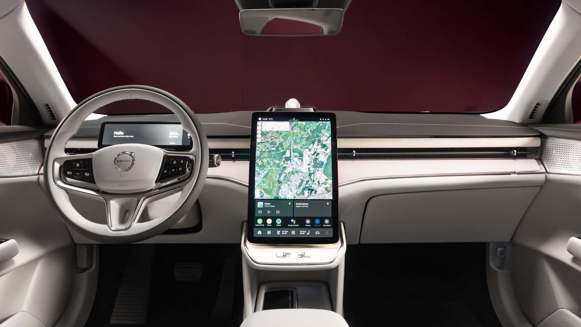 Volvo ES90, intérieur et coffre
