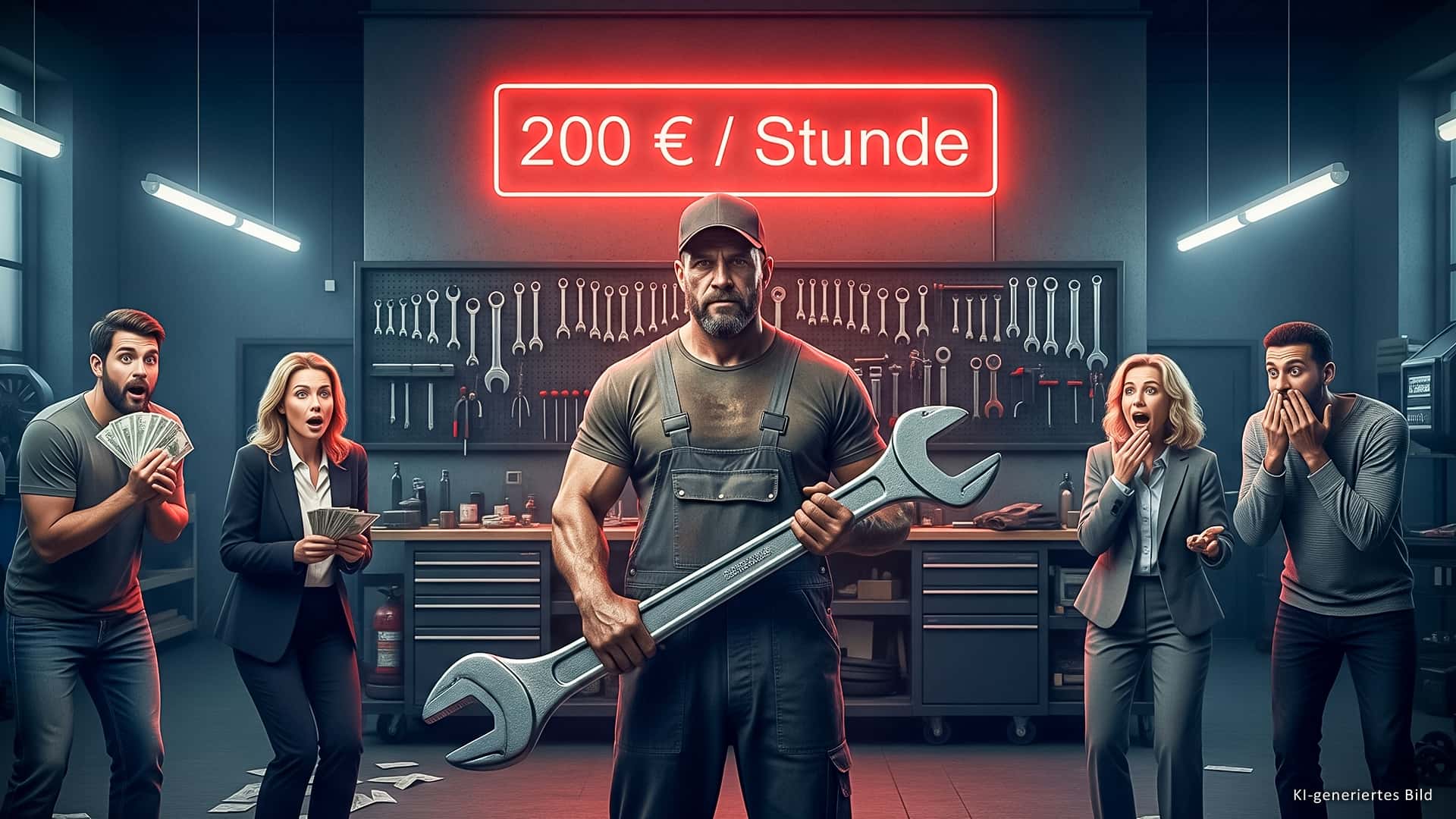 KFZ-Werkstatt-Wahnsinn: Stundensatz erstmals über 200 Euro