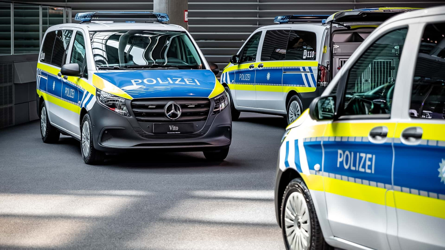 Die Hunde der Polizei München fahren jetzt Mercedes Vito