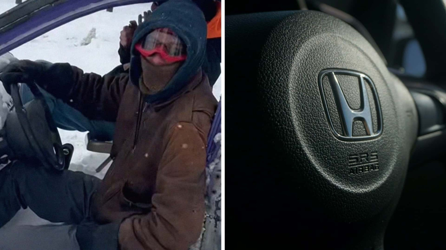 Man Drives 1998 Honda That’s Missing Doors, Hood, And Roof. Is That Legal?