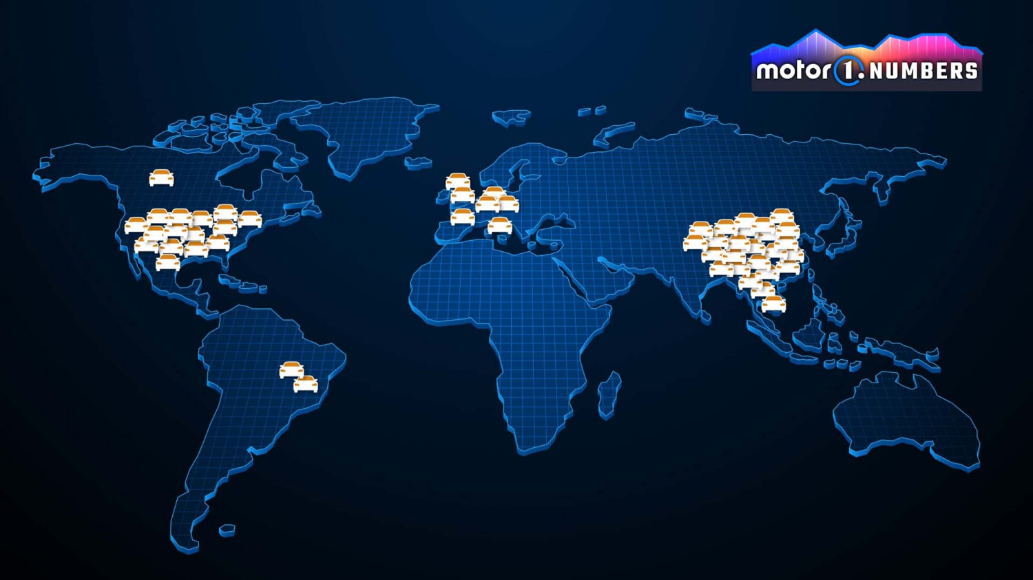 Motor1 Numbers: Die 10 größten Automärkte der Welt 2025