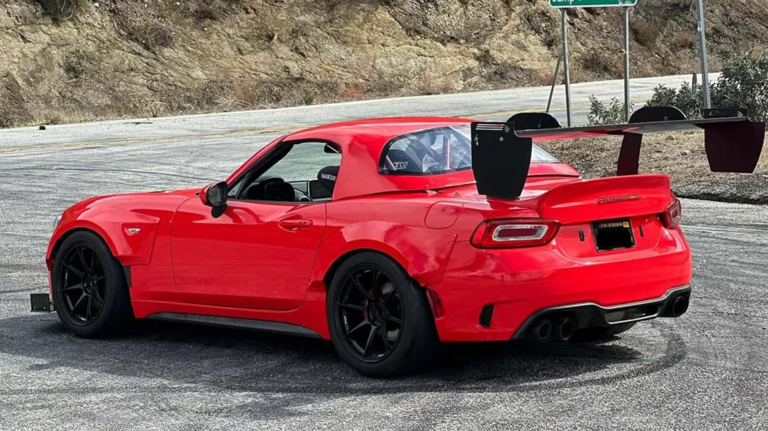 This Fiat 124 Spider Build Has An Unlikely Engine Swap. Here's How It Happened