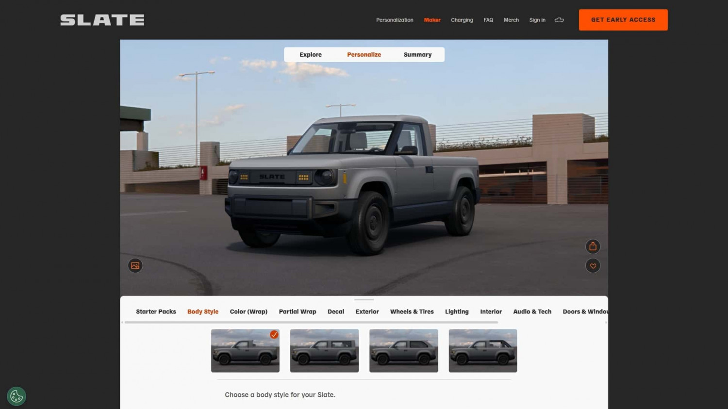 Le véhicule électrique économique de Jeff Bezos (encore) repéré