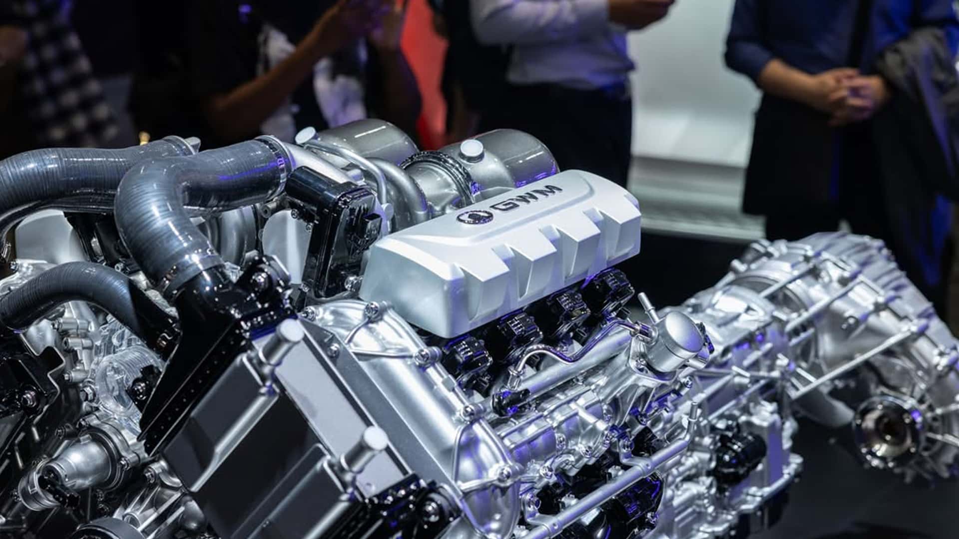 <p>Great Wall Motor's new V-8 engine</p>