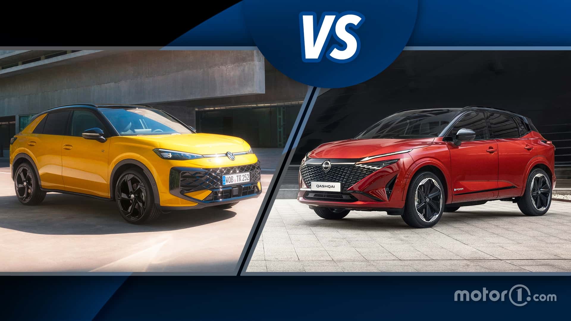 Volkswagen T-Roc vs Nissan Qashqai, duel entre SUV hybrides