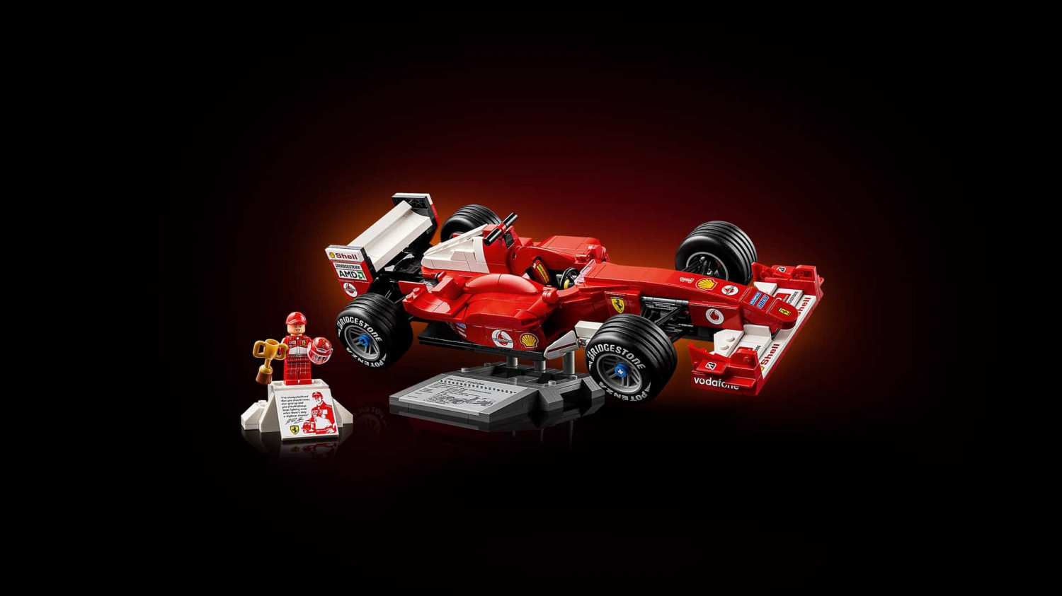 La Ferrari F2004 de Schumacher devient un Lego