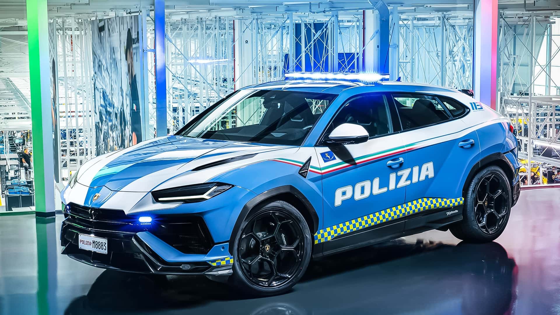 20 years of Lamborghini and the Italian State Police