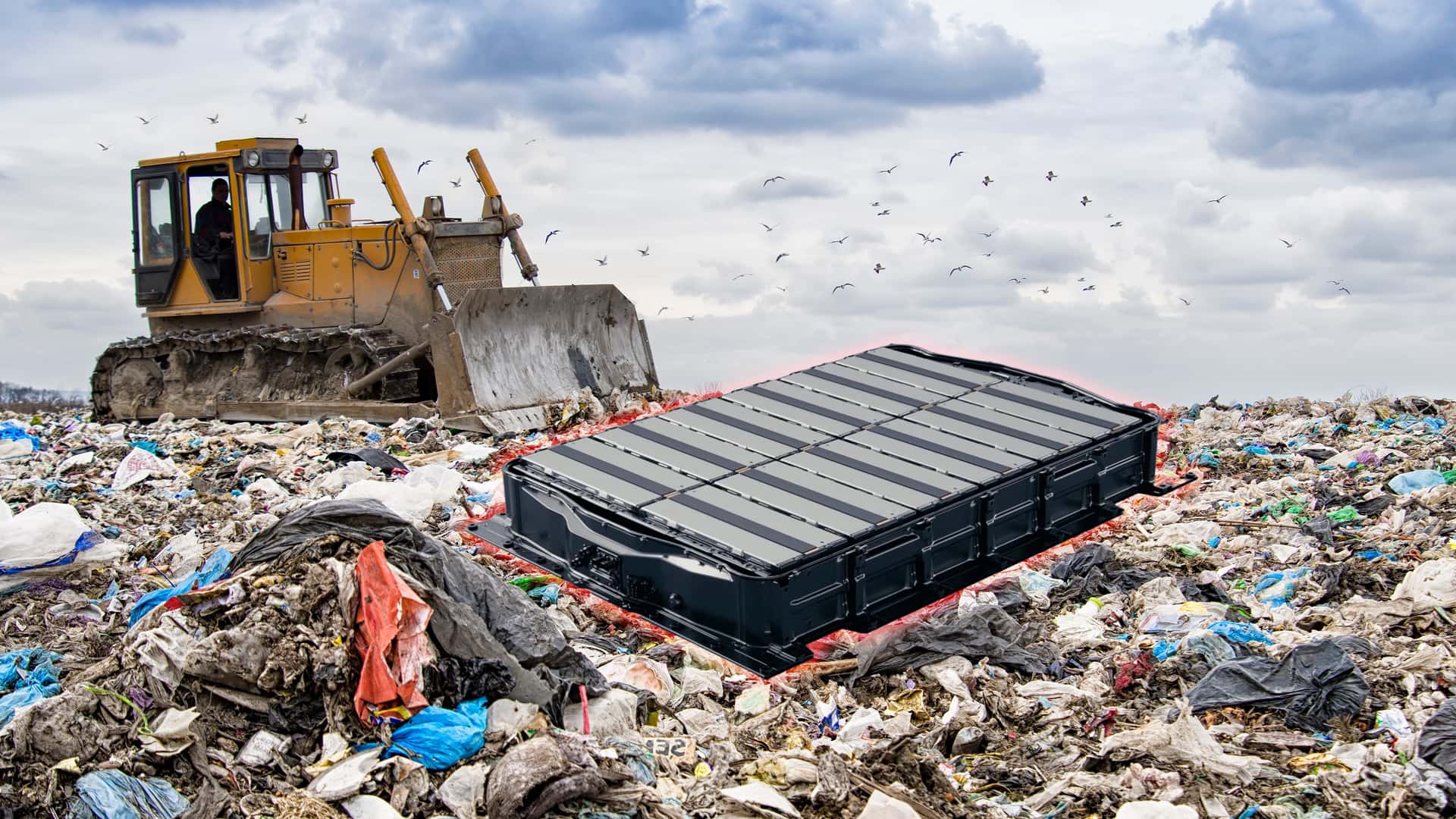 Baterai EV di Tempat Pembuangan Akhir (TPA)