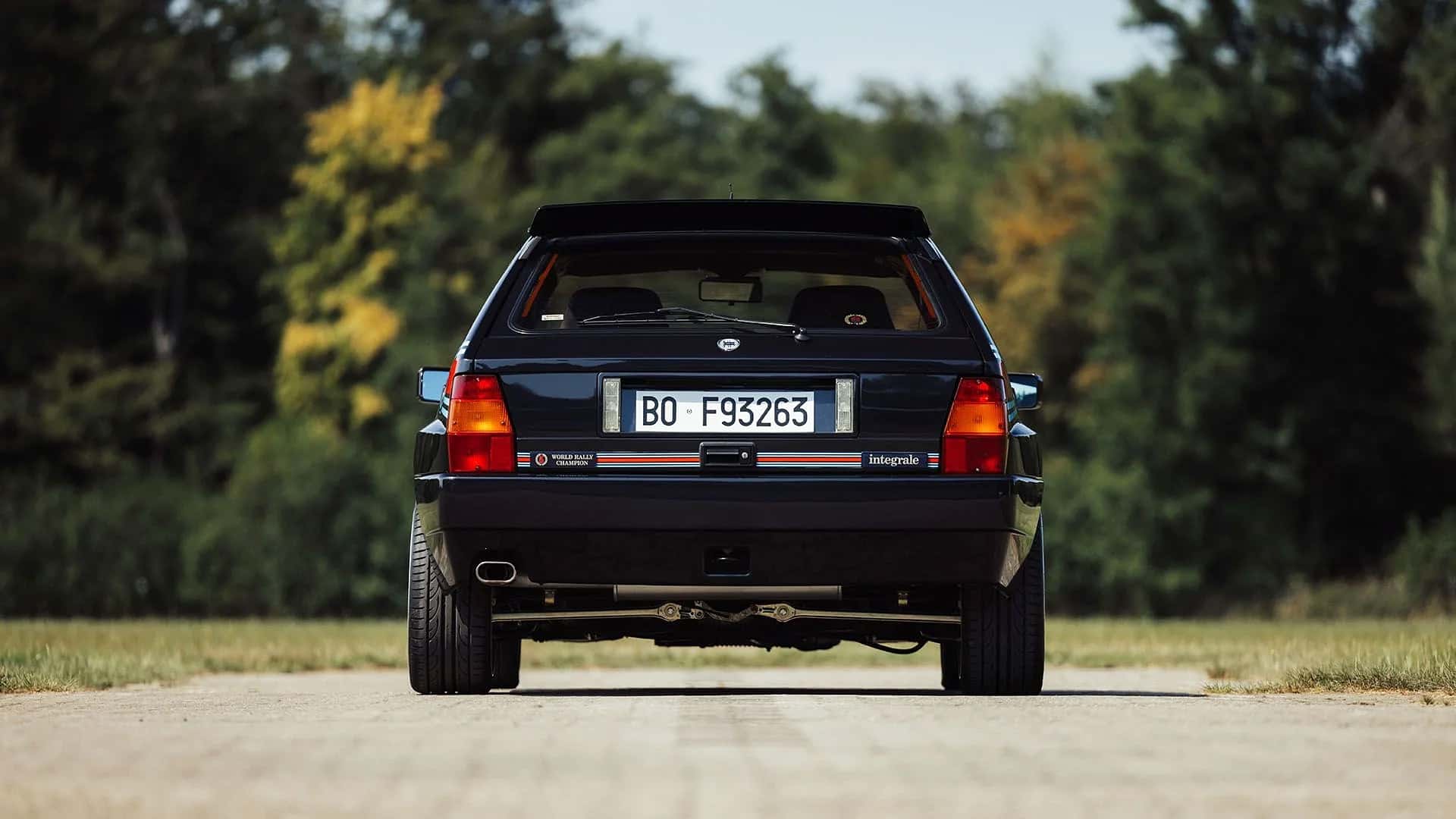Lancia Delta HF Integrale Evo Martini 5 (1992), noire pour Vasco Rossi