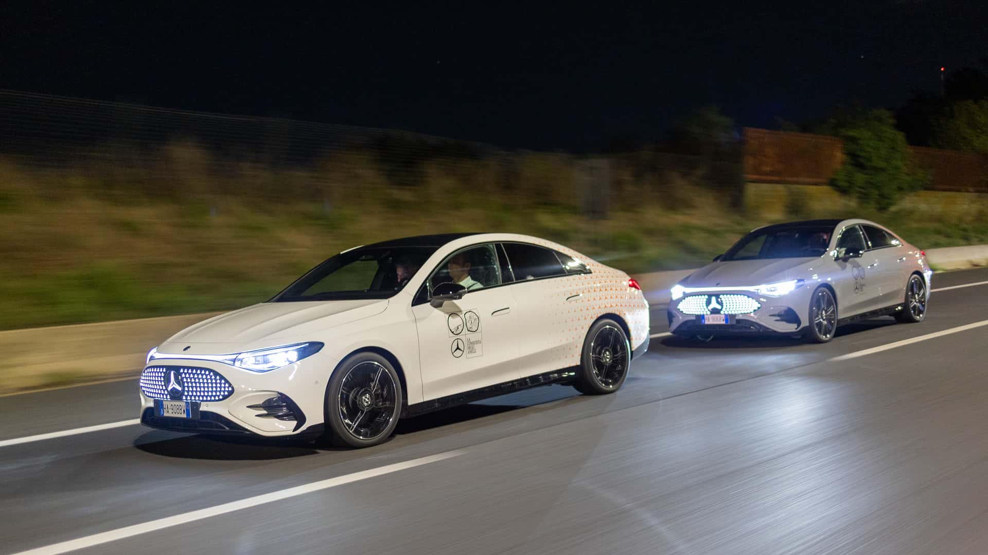 Mercedes CLA 250+ en el Grande Raccordo Anulare de Roma