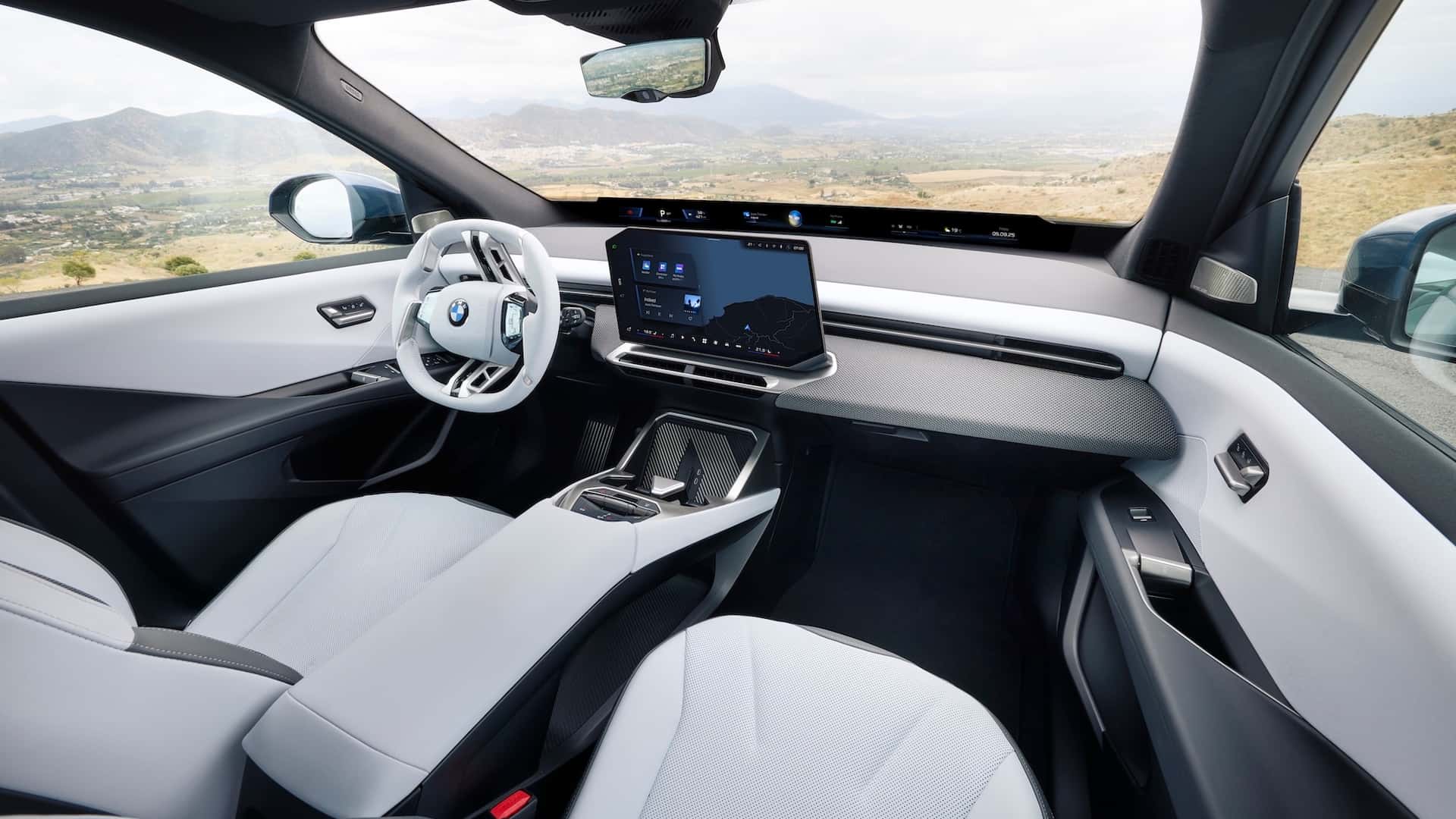 <p>Interior del BMW iX3 2027</p>