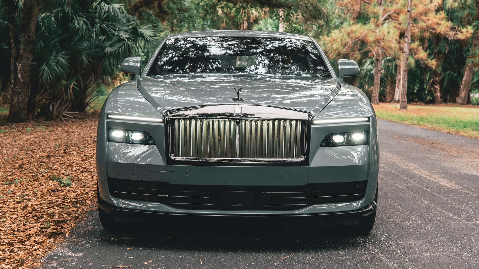 Ulasan Lencana Hitam Rolls-Royce Spectre
