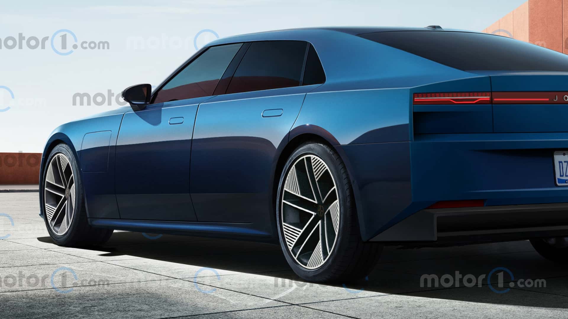 Rendering Jaguar Tipe 00 EV