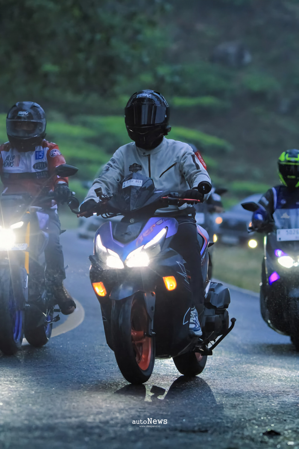 Tips Motor Tips Aman Naik Motor Saat Hujan Ala Yamaha – HINDARI AQUAPLANING