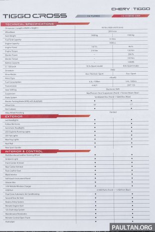 2025-Chery-Tiggo-Cross-Specsheet-2 2025-Chery-Tiggo-Cross-Specsheet-2