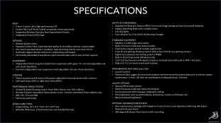2025 Bufori CS 8 spec sheet 2 2025 Bufori CS 8 spec sheet 2