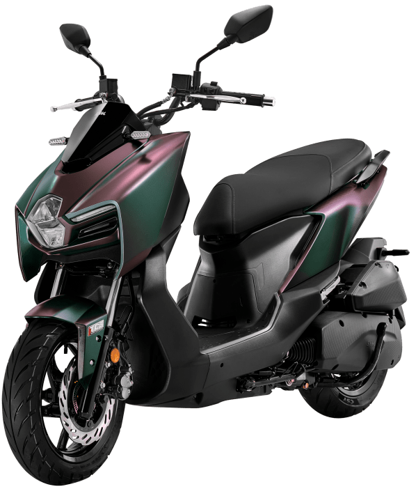 2025 SYM Naga 155 Matte Green - 2 2025 SYM Naga 155 Matte Green - 2