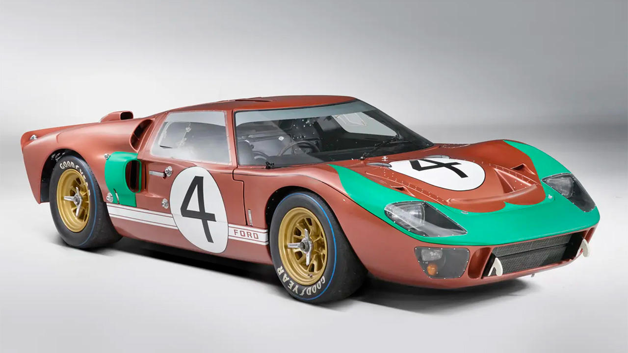 1966 Ford GT40 That Raced At Le Mans Auctioned For Record $13 Million