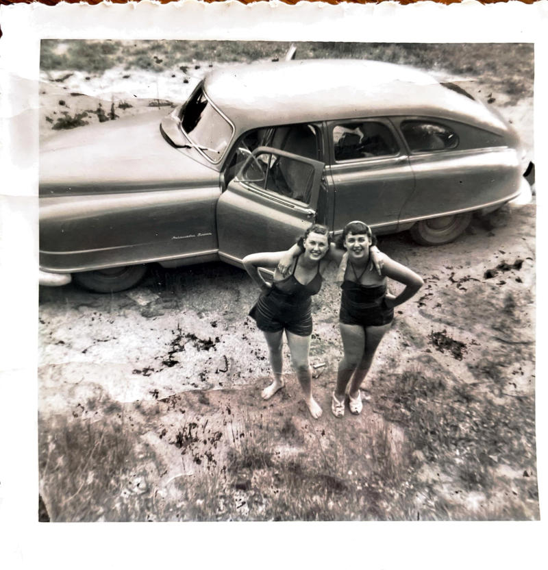 The beginning of a 1940s road trip