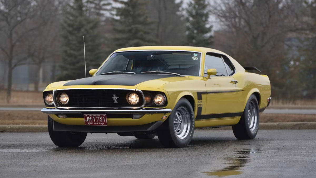 A 1969 Ford Mustang Boss 302 Fastback in Photos